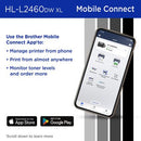 Brother HL-L2460DW XL Wireless Compact Monochrome Laser Printer